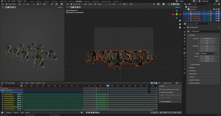 Animations and Rendering for Cutscenes, Project 3